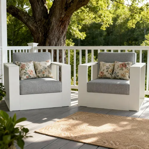 Vista 34 de LayinSun - Juego de muebles de exterior de aluminio de gran tamaño de 5 piezas con mesa auxiliar Negro/Gris oscuro