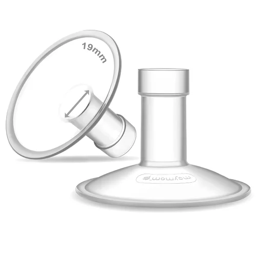 Vista 57 de Maymom MyFit Crater Series - Protector de pecho pequeño de 0.394 in con diseño de dos piezas compatible con piezas de bomba Medela; reemplazo