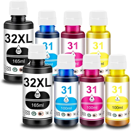 Vista 9 de Compatible con botella de tinta HP 31 32XL Smart Tank 7301 7602 5000 6001