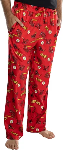 Vista 2 de DC Comics - Pantalones de pijama para hombre, diseño clásico de The Flash Comic