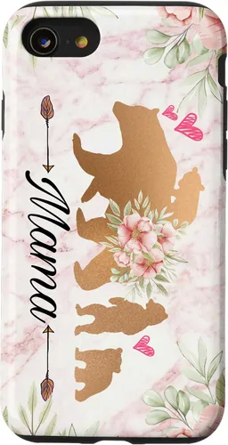 Vista 18 de Mama Bear & Cubs Design Phone Grip - Funda para iPhone 17 de 3 niños