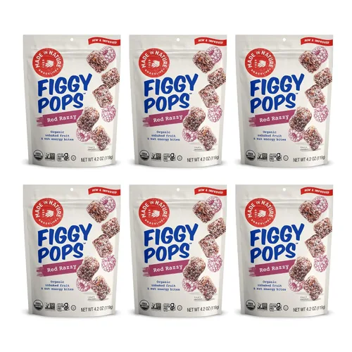 Vista 8 de Made In Nature Mantequilla orgánica de nueces de plátano Figgy Pops, 4.2 onzas (paquete de 6)