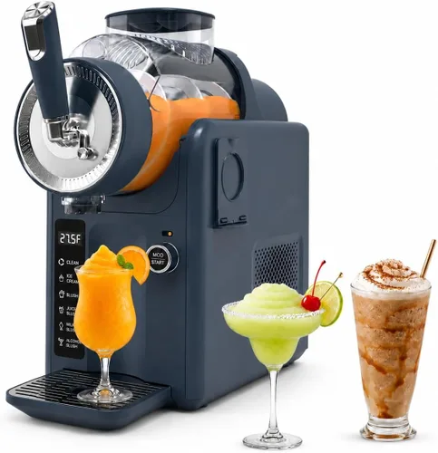 Vista 12 de SYINTAO Máquina de granizado para el hogar, no necesita hielo, máquina de Negro