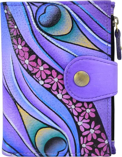 Vista 68 de Anna by Anuschka Cartera de mujer pintada a mano de cuero genuino para mujer