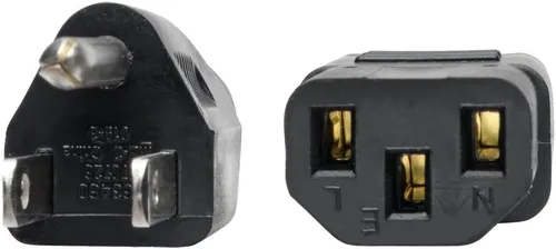 Vista 3 de Tripp, cable de alimentación estándar para computadora 10A, 18AWG .1 Negro