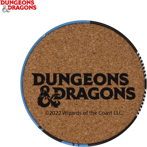 Vista 5 de Dungeons & Dragons Monsters - Juego de posavasos de metal (4 piezas)