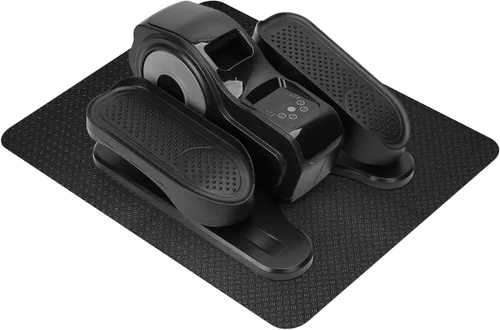 Vista 8 de Stepwaver - Alfombrilla antideslizante de goma de doble cara para máquina elíptica, alfombrilla antideslizante de 24 x 17 pulgadas para placa