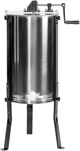 Vista 8 de VIVO Extractor eléctrico de miel 8 bastidor, BEE-V004E 4 Deep Frames, Food Grade, Stainless Steel, Honey Processing Equipment, Powered Honeycomb