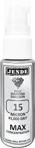 Vista 15 de Jende Emulsión de bloqueo de cuchillo de polidiamante de concentración máxima, 0.10 micras, 0.8 fl oz