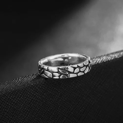 Vista 6 de Band Rings for Women, Fashion Gold and Silver Chunky Band Rings Statement Costume Jewelry for Teen Girls Gifts for Her