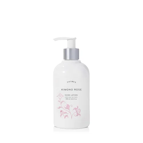 Vista 8 de Thymes Loción para manos con bomba plateada - 8.25 Fl Oz - Aqua Corallina