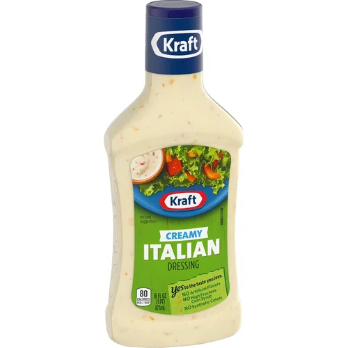 Vista 9 de Kraft Aderezo italiano cremoso para ensaladas y salsa de 16 onzas (paquete de 6)