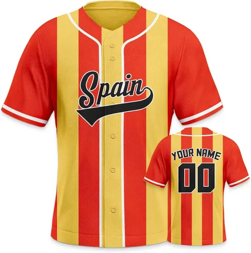 Vista 13 de Custom 2026 World Baseball Jersey Sports Shirt for Fans Men Youth Women Gifts Personalize Your Name Number S-6XL