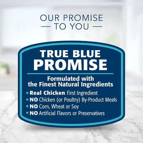 Vista 6 de Blue Buffalo Tastefuls Chicken Savory Singles, 2.6 onzas, 24 unidades Cortes en salsa, pollo real primero, bandejas de paquete doble