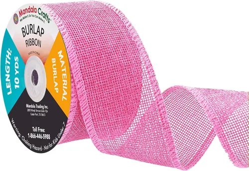 Vista 25 de Mandala Crafts Cinta de arpillera negra de 1.5 pulgadas de ancho para manualidades, rollo de 20 yardas de cinta rústica de arpillera para coronas