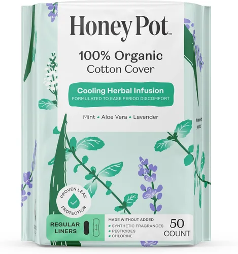 Vista 12 de The Honey Pot Company - Almohadillas herbales para mujeres - Noche entera con alas - Infundidas con aceites esenciales para efecto refrescante