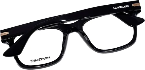 Vista 6 de Mont Blanc MB0266O 005 54 Nuevos Gafas para Hombre, Negro
