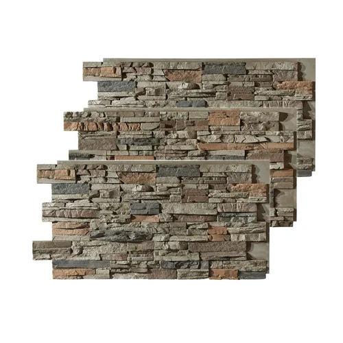 Vista 56 de AZ Faux Paneles de revestimiento de pared de poliuretano de alta densidad para decoración interior y exterior Panel de revestimiento de piedra
