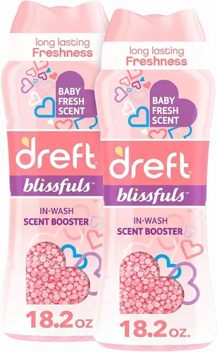 Vista 13 de Dreft Blissfuls - Perlas potenciadoras de aroma para usar en el lavado, aroma fresco para bebé, 24 onzas