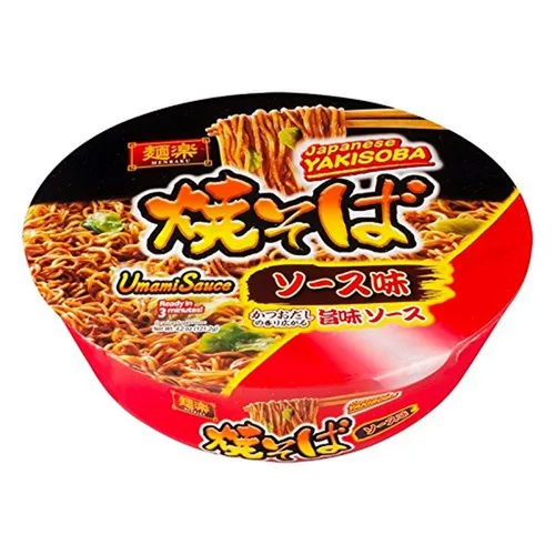 Vista 10 de HIKARI Menraku - Ramen sin sopa, estilo Tokio, Abura Soba, 3 onzas (paquete de 12)