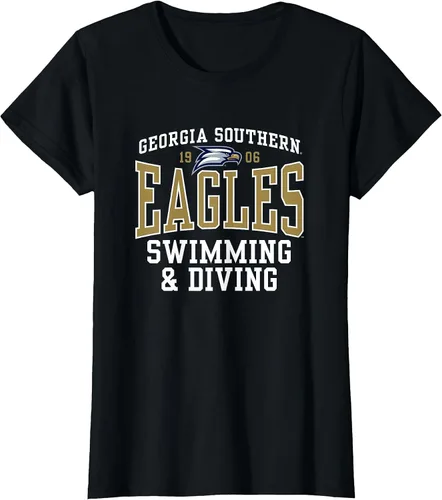 Vista 10 de Georgia Southern University Eagles Swimming and Diving T-Shirt