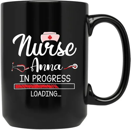 Vista 11 de Taza personalizada con texto en inglés «A Truly Great Nurse Is Hard To Find Difficult To Part With And Impossible to Forget », taza de café Taza