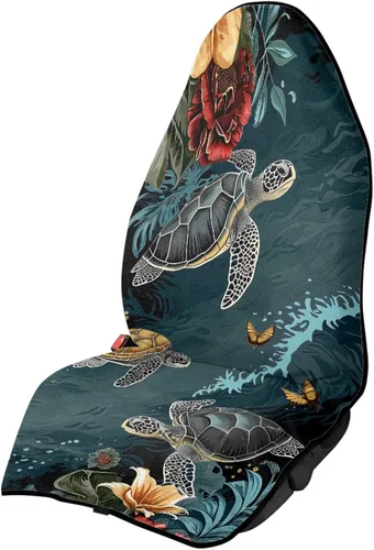 Vista 19 de Fundas de Asiento de Coche con Diseño de Sudadera de Girasol y Bandera Estadounidense para Coche, Camión, SUVs, Protector de Asiento Impermeable
