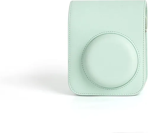 Vista 9 de Funda para cámara instantánea Fujifilm Instax Mini 12, funda de PU con correa extraíble para cámara Fujifilm Instax Mini 12 (azul)