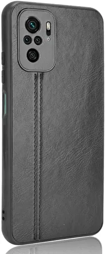 Vista 2 de Funda de teléfono para Xiaomi Redmi Note 10S, Funda para Xiaomi Redmi Note 10S Funda protectora de cuero PU estilo vaca, cubierta antideslizante a