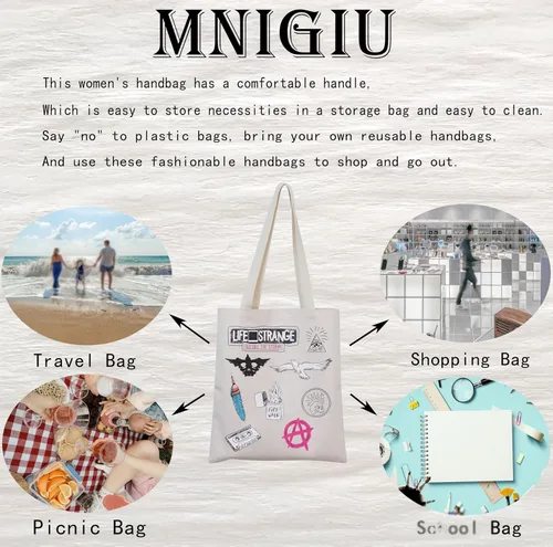 Vista 6 de MNIGIU Bolsa de mano para videojuegos Chloe Max Lover Gift Video Game Merch