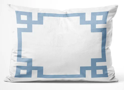 Vista 69 de Funda de almohada rectangular con cremallera en un lado impreso de 12 x 16 pulgadas, color blanco y rosa intenso Rosa fucsia