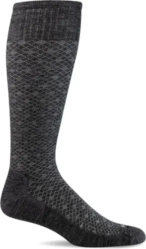 Vista 3 de Sockwell Calcetines de compresión graduados moderados de peso pluma para hombre Negro