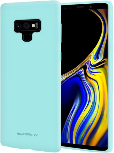 Vista 9 de GOOSPERY Soft Feeling Jelly para Samsung Galaxy Note 9 Case (2018) Cubierta de parachoques delgada sedosa (negro)