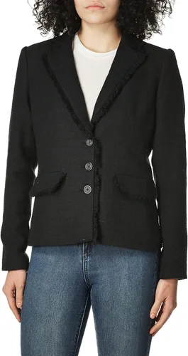 Vista 3 de Karl Lagerfeld Blazer Tweed de 2 botones para mujer