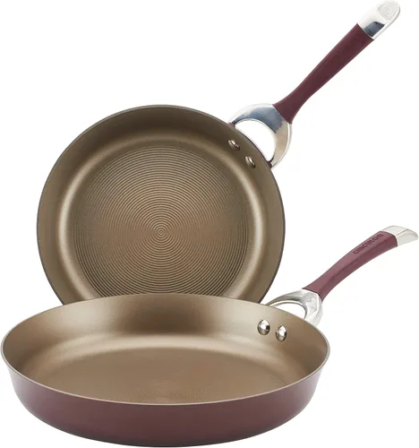 Vista 22 de Circulon Symmetry - Sartén antiadherente con anodizado duro de 8.5 pulgadas, negro