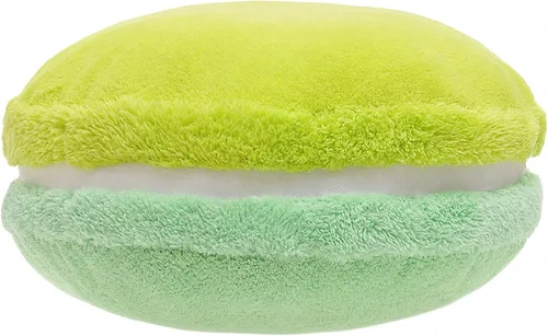 Vista 16 de Almohada decorativa redonda de plush con forma de macarrón ChezMax, de 14.5 pulgadas