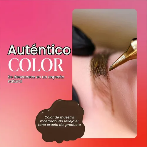 Vista 2 de Perma Blend Kit de tatuaje de cejas de luz a oscura, maquillaje permanente y tinta microblading para uso profesional, contiene tinta de tatuaje