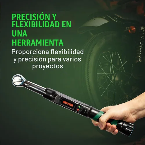 Vista 6 de eTORK - Llave dinamométrica estilo clic Llave dinamométrica de 3/8 Llave dinamométrica de 100 libras Llave dinamométrica automática Llave