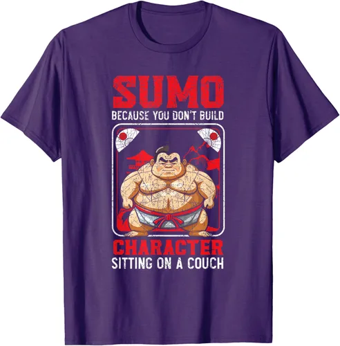 Vista 17 de Sumo Wrestler - Camiseta de lucha libre japonesa de lucha libre de sumo, Negro