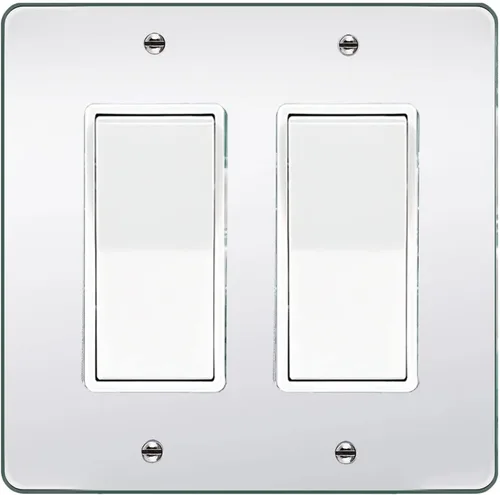 Vista 12 de Placa de pared con espejo plateado para interruptor de luz, placa de pared acrílica duradera, placa de pared decorativa de una sola pandilla