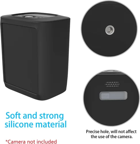 Vista 2 de Funda de silicona para cámara eufy Security SoloCam S220 (negro, 1 unidad)