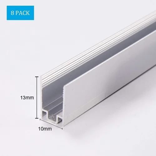 Vista 5 de Shine Decor Productos del paquete de la pista del canal de aluminio con el kit de luces de neón LED blanco cálido 45M/150ft