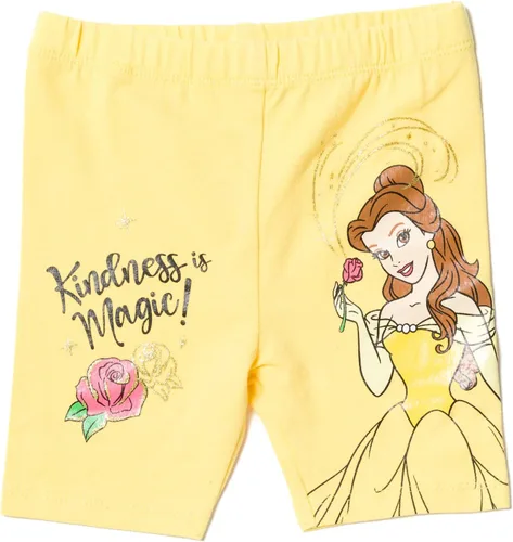 Vista 5 de Disney Princess Ariel Belle Rapunzel Moana - Paquete de 4 pantalones cortos de ciclismo para niñas pequeñas y grandes