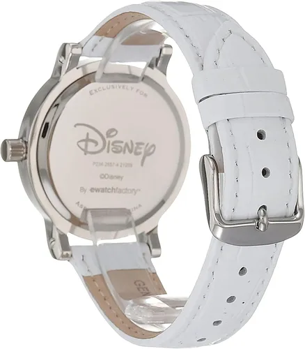 Vista 5 de Disney Reloj analógico de cuarzo para adultos Blanco Reloj de cuarzo