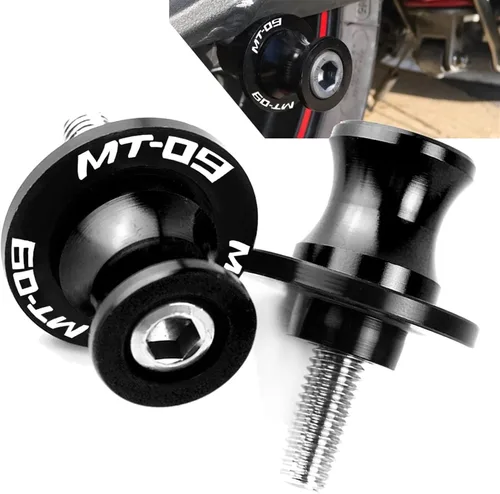 Vista 3 de Swingarm - Tornillos de soporte deslizante para Yamaha MT09 FZ09 FJ-09 MT-09 Tracer 2014 2015 2016 2017 2018 (color negro)