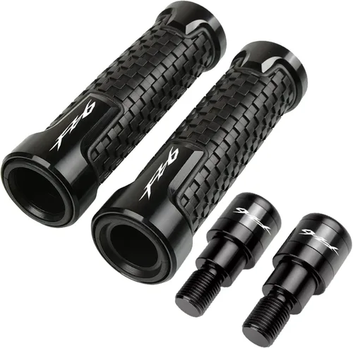 Vista 4 de Para Yamaha FZ6/FZ6R/FAZER FZ 6 R 6R FZ6 FZ 6 Motocicleta 7/8" 0.866 in Manillar Extremos Puños Slider Manillar Barra Extremos Tapones (Color: 1)