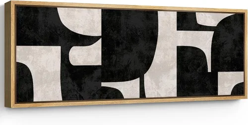 Vista 9 de SIGNFORD Lienzo enmarcado extragrande para pared, diseño de flores silvestres, paisaje, campo escénico con flores florecientes, ilustraciones