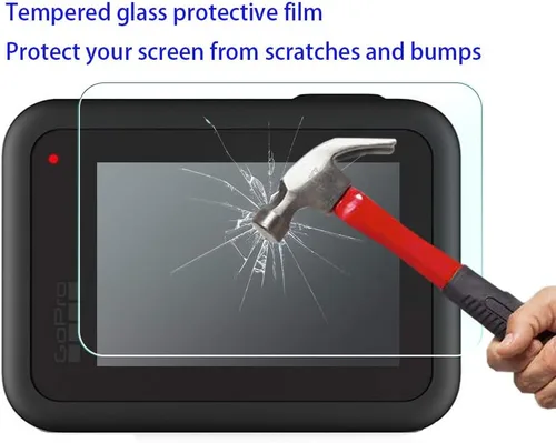 Vista 3 de Protector de pantalla para cámara GoPro MAX 2 / MAX impermeable 360 acción, [paquete de 3] 0.012 in, dureza 9H Go Pro max2 MAX 360 (2025), protector
