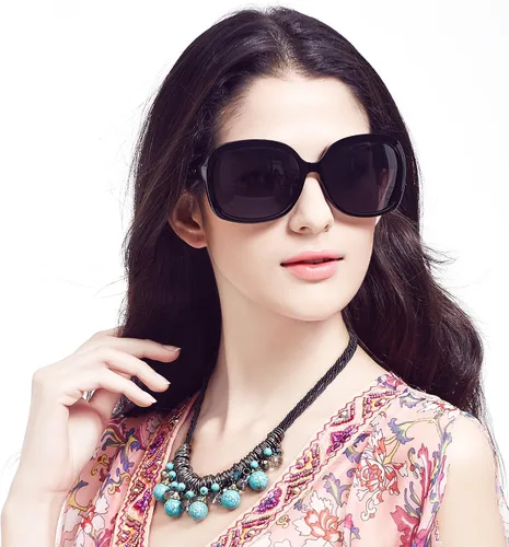 Vista 6 de LianSan Lsp301 lentes de sol extra grandes, polarizadas, para mujer