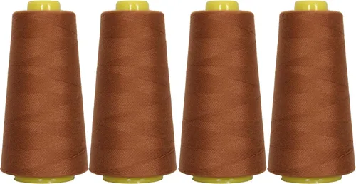Vista 110 de Threadart Hilo Serger - Costura Poliéster - 2750 Yard Cono 40/2 - Aguamarina Polyester serger thread for overlock sewing, seams and garment
